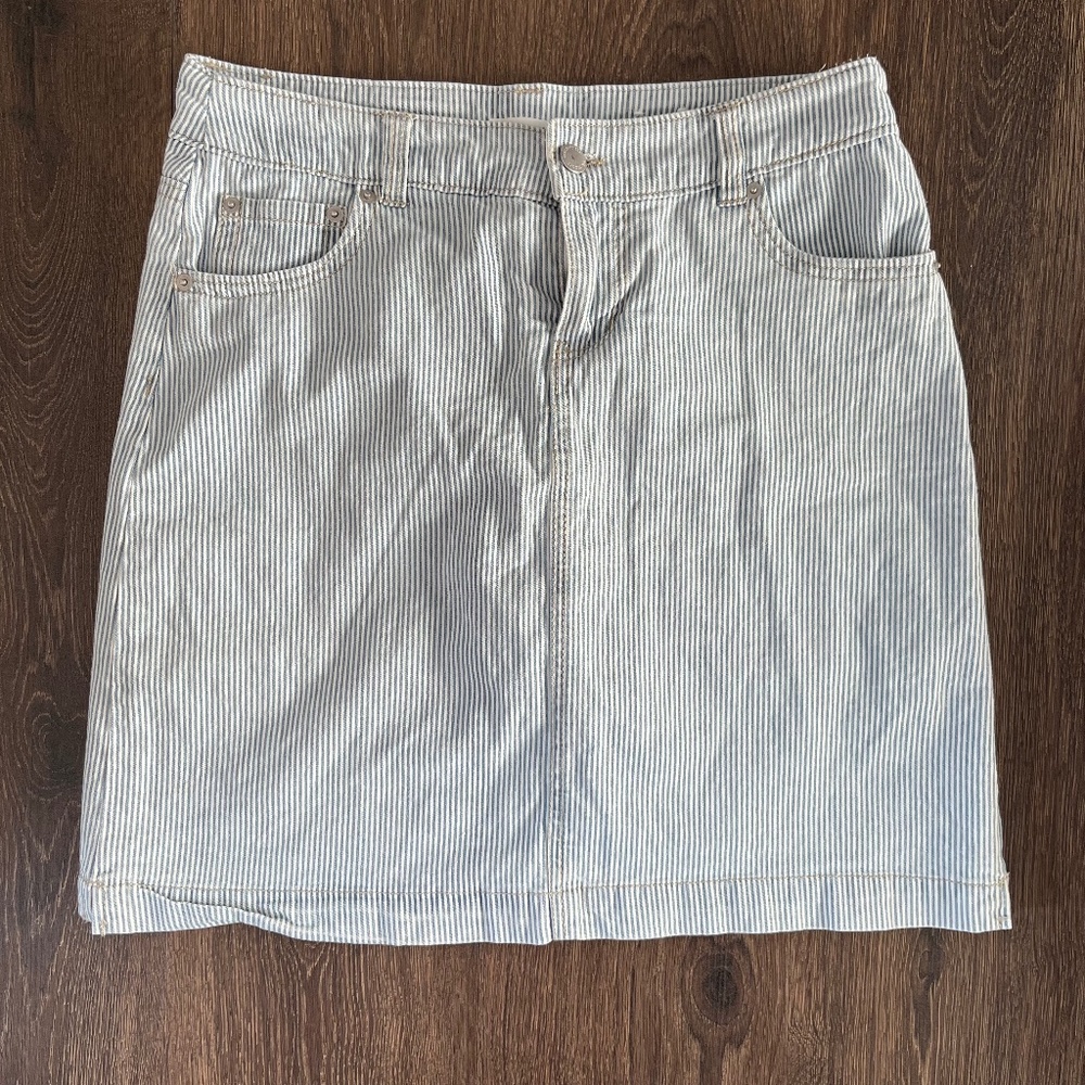 Westport Blue & White Stripe Skort/Size 2